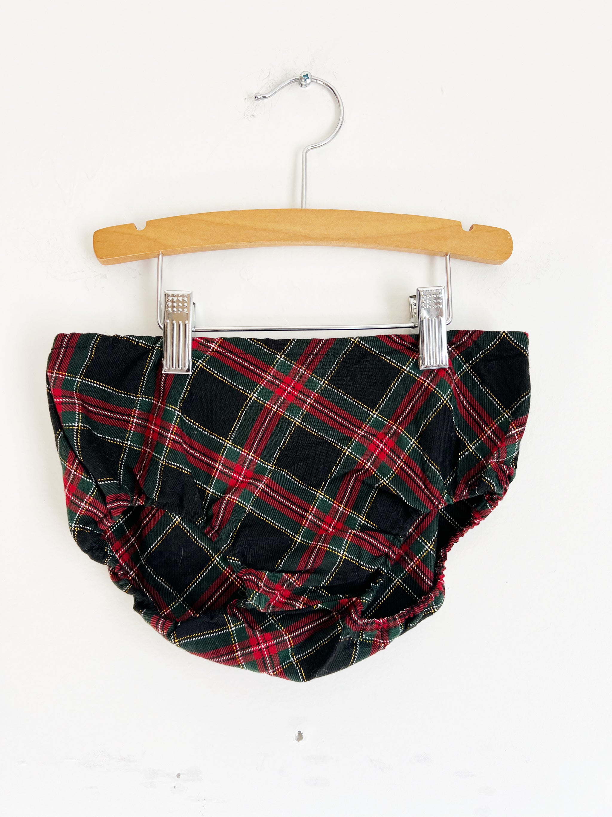 2000s Vintage Plaid Dress + Bloomer Set / Baby 2000s Vintage Plaid Dress + Bloomer Set / Baby